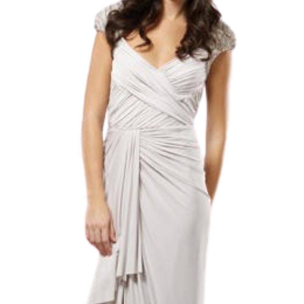 SALE NWT MIGNON 650 Mother of the Bride Dress Antique Ivory Size 12